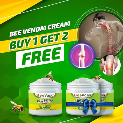 (Pack Of 3) BeeTherapy™ #1 Bee Venom Pain Relief Cream Buy 1 Get 2 Free!! | ⭐️⭐️⭐️⭐️ ⭐️4.9/5 Reviews