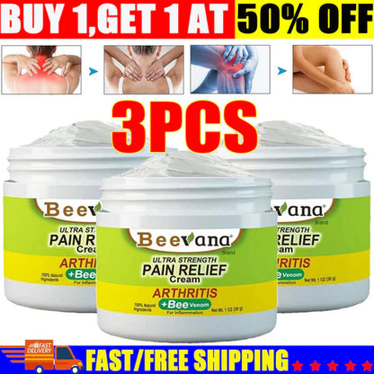 (Pack Of 3) BeeTherapy™ #1 Bee Venom Pain Relief Cream Buy 1 Get 2 Free!! | ⭐️⭐️⭐️⭐️ ⭐️4.9/5 Reviews